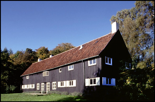 Hegnslund Den konkave sydfacade