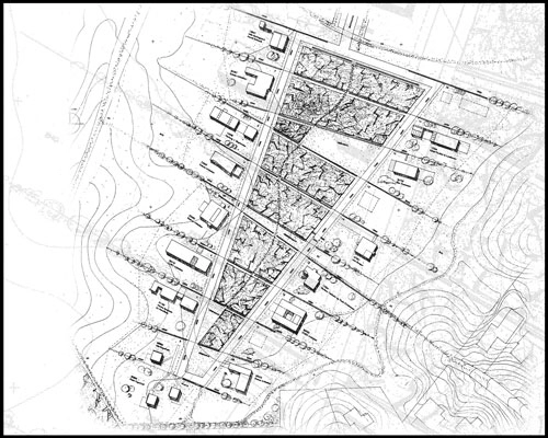 Fremtidens parcelhus Situationsplan