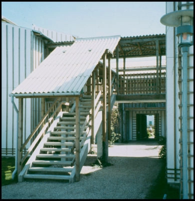 Livornoparken Overdækket åben trappe