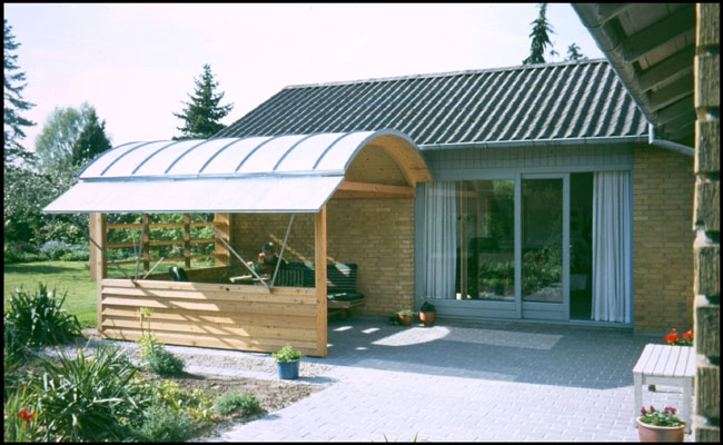 Havestue Havestue set fra terrasse