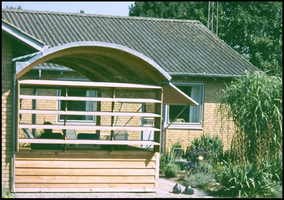 Havestue Tilbygning af træ