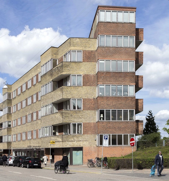 Vodroffsvej 2A og 2B Gavl, vinduesparti mod syd