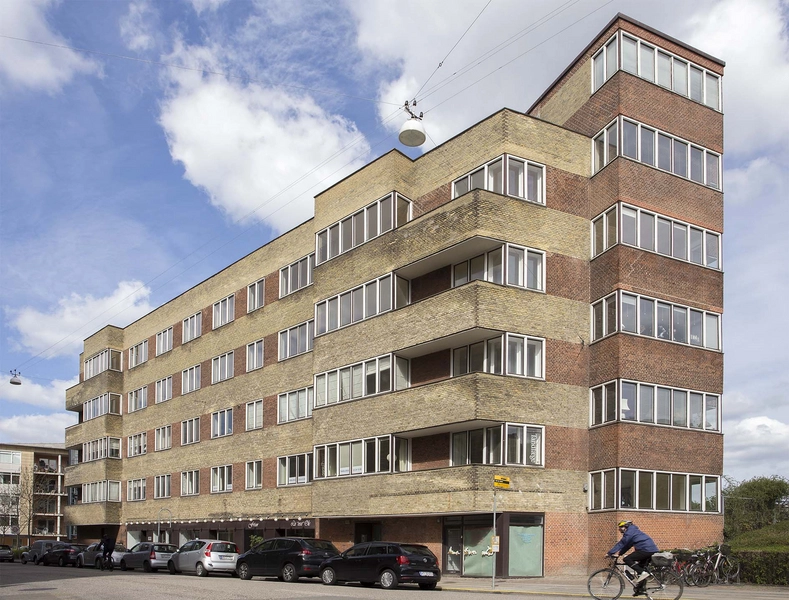 Vodroffsvej 2A og 2B Facade set fra syd-vest