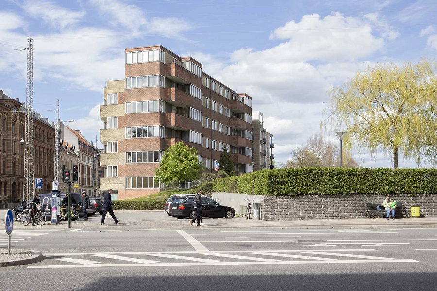 Vodroffsvej 2A og 2B Bygningen set fra Gl. Kongevej