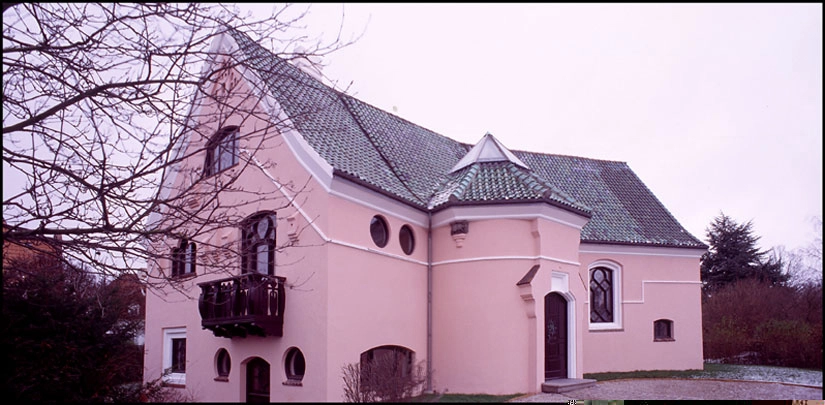 J.F. Willumsens Villa Villaen set fra sydvest