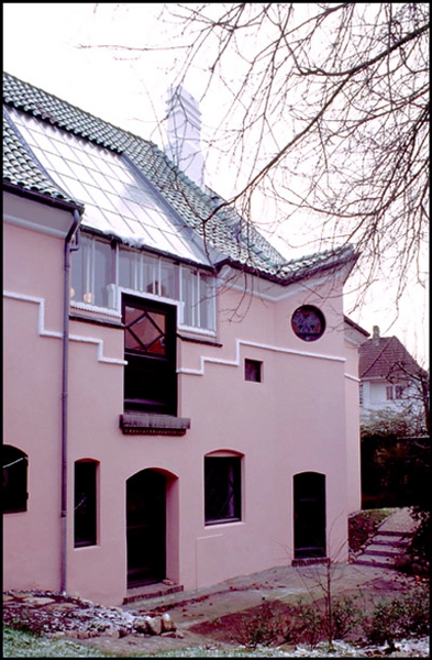 J.F. Willumsens Villa Parti af nordfacade