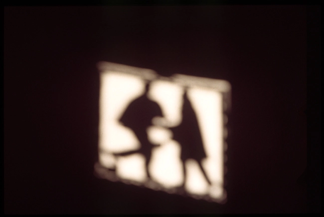 J.F. Willumsens Villa Skyggebillede fra glughul