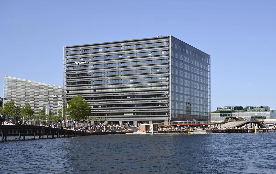 Nykredits Hovedsæde Set fra havnen