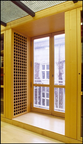 Ny Carlsberg Glyptoteks Bibliotek Vinduet mod omverdenen