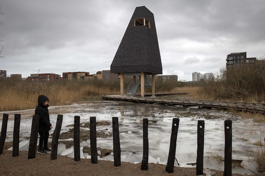 Naturpark Amager - Hovedindgang Asger Jorns Alle 