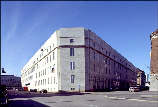 Politigården Hjørne mod Otto Mønsteds Plads