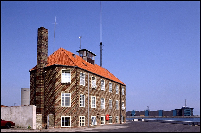 Lods- og Karantænebygningen Gavl mod byen