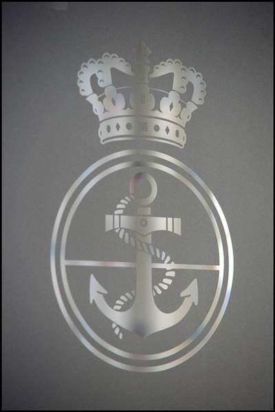 Lods- og Karantænebygningen Det kongelige lodsmærke