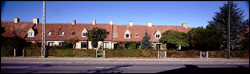 Bakkehusene Udsnit af rækkehusstok