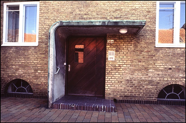 Hafniahus Overdækket indgang