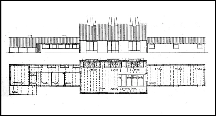 Fiskerøgeriet Sjællands Odde Plan og opstalt