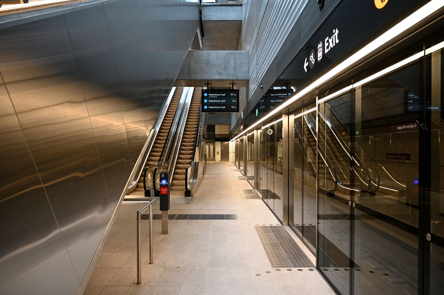 M4 Sydhavn - Enghave Brygge Metrostation 