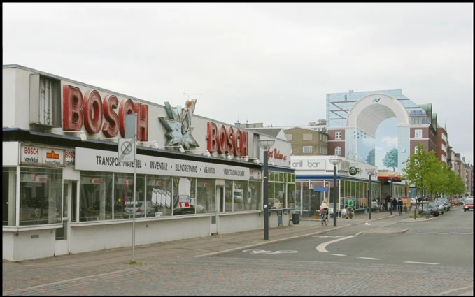 Den Hvide Kødby Indkørsel