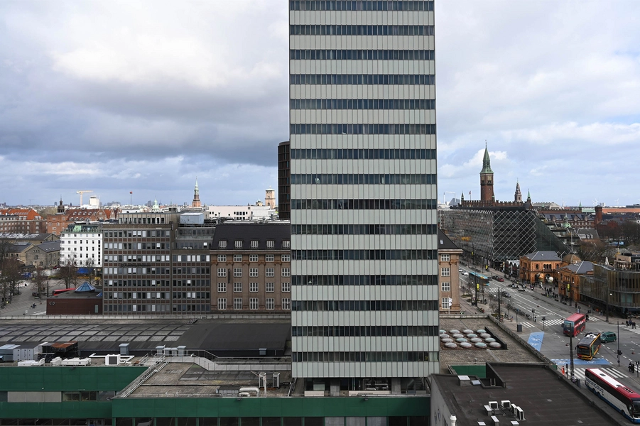 SAS Royl Hotel Hotellet set fra Buen. Foto: 2023