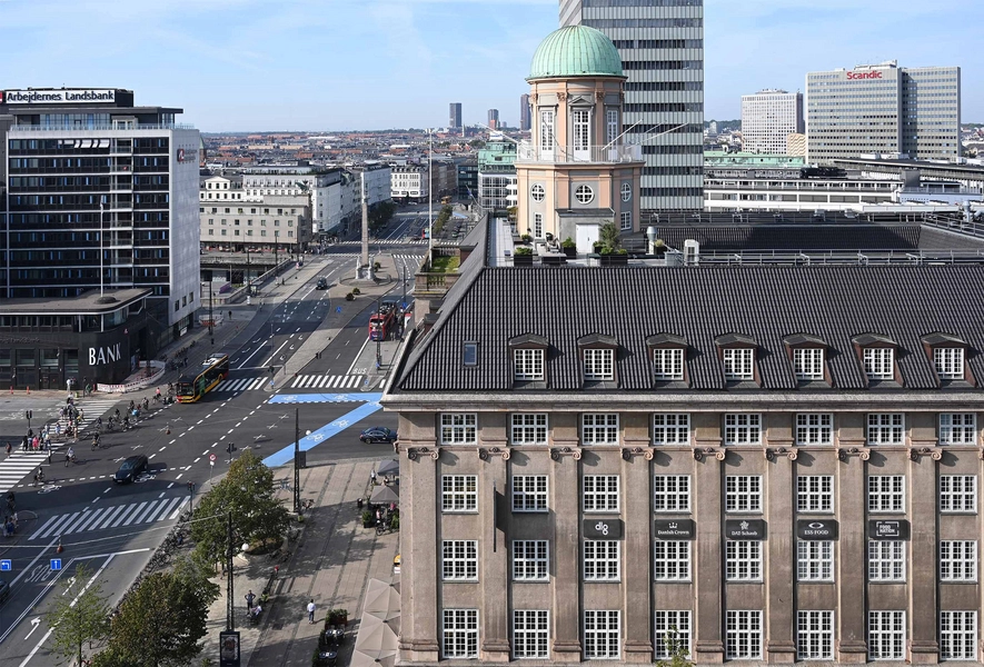 Axelborg Axelborg set fra Axel Towers. Foto: 2023