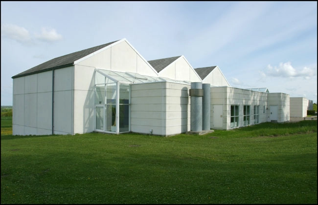 Lindholm Høje Museet Centrets bagside