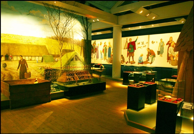 Lindholm Høje Museet Udstillingslokale