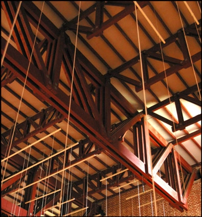 Nørre Uttrup Kirke Tagkonstruktionen