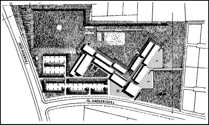 Hasseris Gymnasium Situationsplan