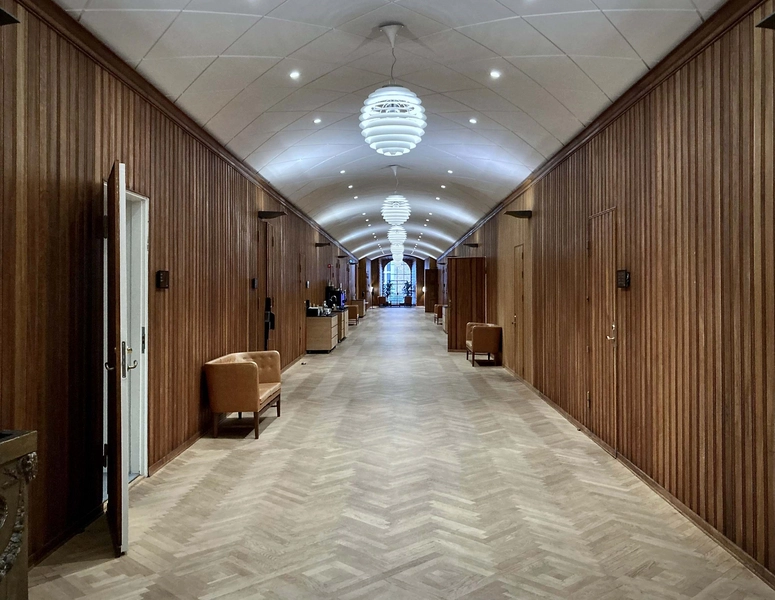 Børsen Foto: Susanne Elling 2024. Flere interiørfotos kan ses på arkiv.kglakademi.dk