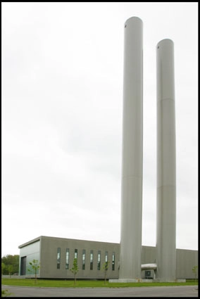 Reservecentral Gasværksvej Skorstene