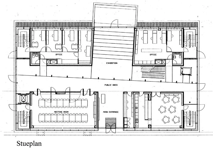 Arkitekternes Hus Stueplan