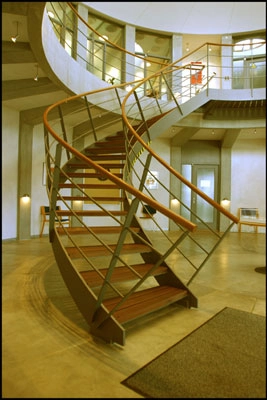 Helsingør Renseanlæg Indvendig trappe.