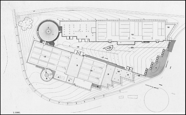 Helsingør Renseanlæg Situationsplan