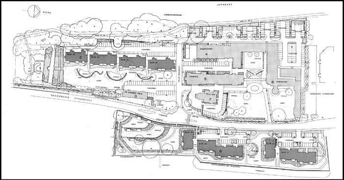 Skodsborg Sundpark Situationsplan