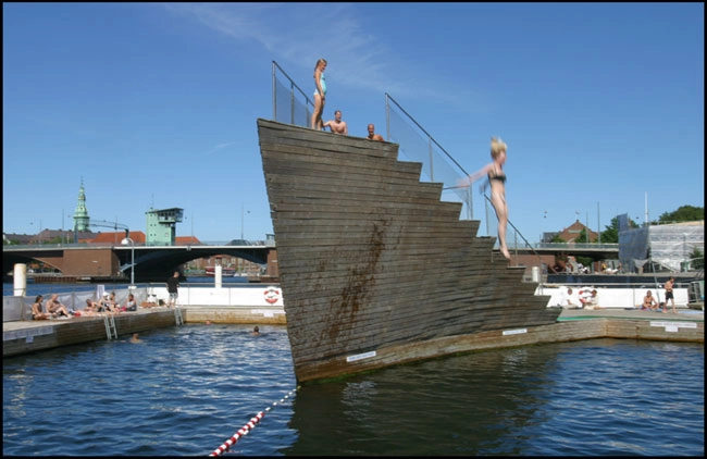Havnebadet Islands Brygge Cedertræ