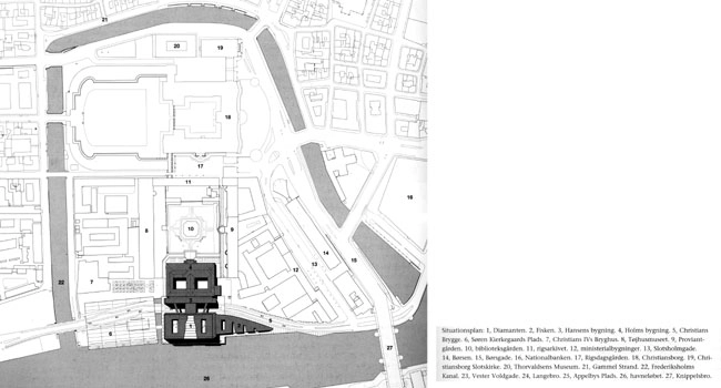 Den Sorte Diamant Situationsplan