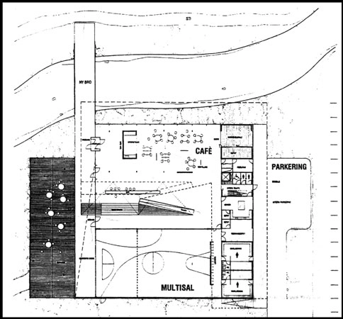 Hadsten Idræts- og Kulturhus Sløjfen Plan