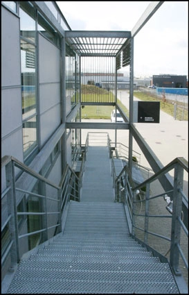 Berendsens Textil Service - Industrielt vaskeri Hovedtrappe