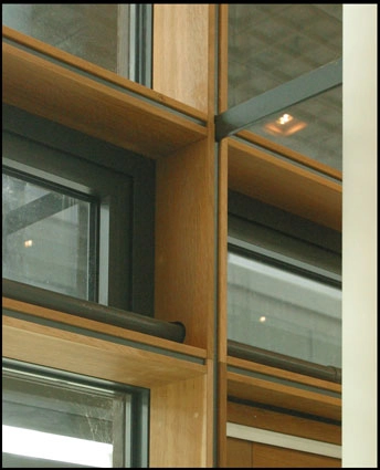 Kongernes Jelling - Besøgscenter Vinduesdetalje