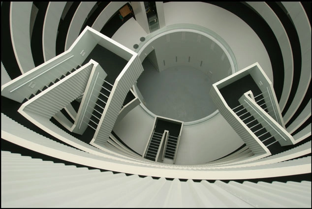 Gemini Residence alias Frøsiloen Interne trappeforbindelser