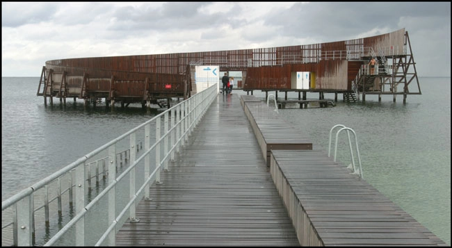 Kastrup Søbad Vindafskærmning