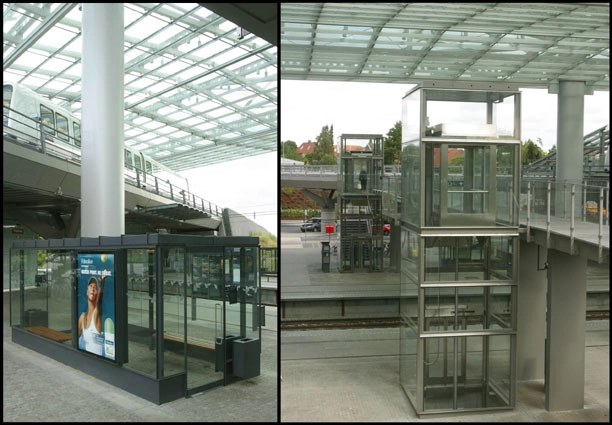Flintholm Station Elevator og Ventesal