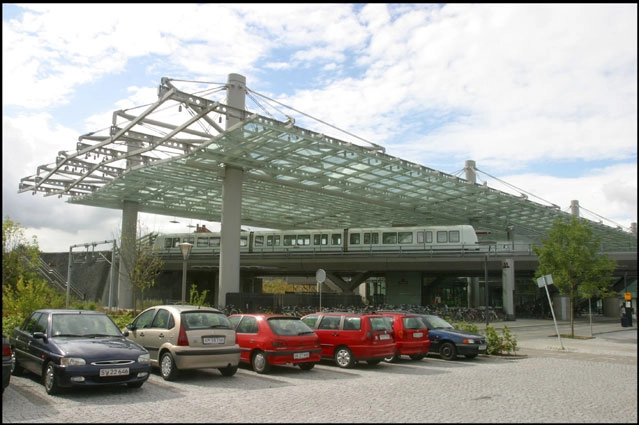 Flintholm Station Stationen set fra nord.