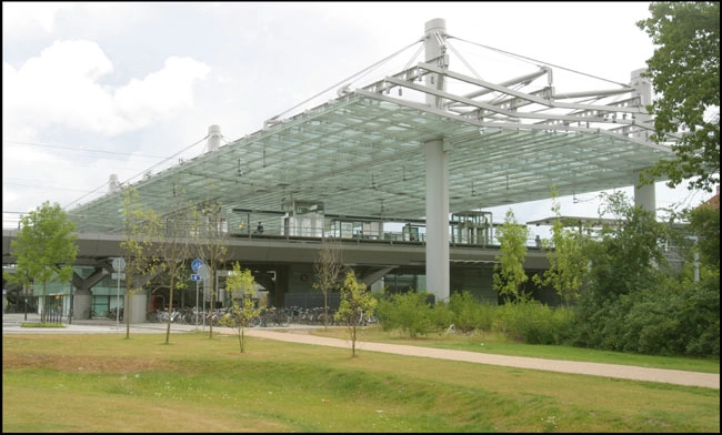 Flintholm Station Stationen set fra syd.