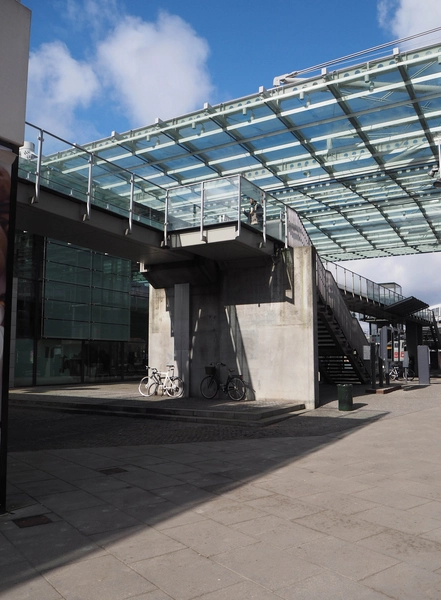 Flintholm Station Trappetårn og glasoverdækning, 2016