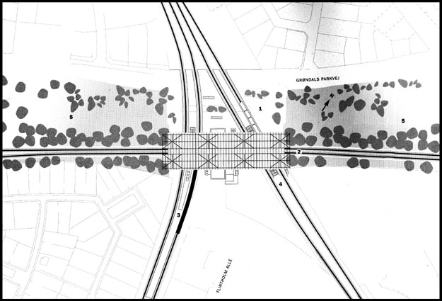 Flintholm Station Situationsplan