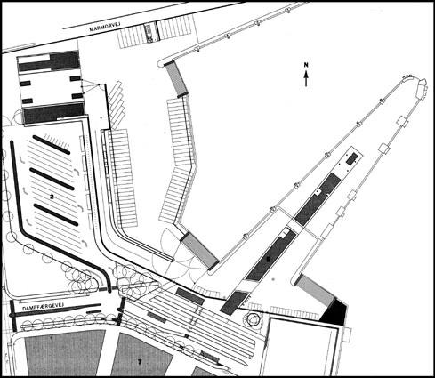 DFDS Færgeterminal Situationsplan