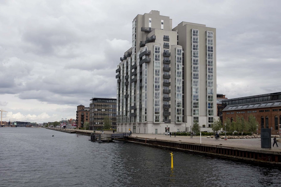 Wennberg Silo Total, kig fra Bryggebroen mod nord-øst