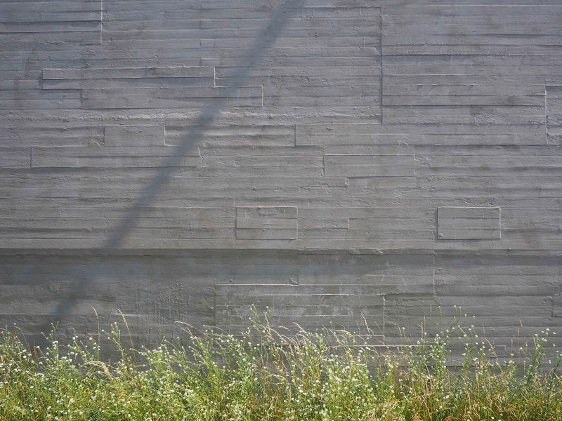 Tegners Museum Detalje af betonen