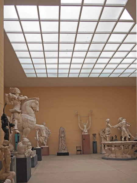 Tegners Museum Interiør og glastag